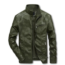 Load image into Gallery viewer, Men Motorcycle Leather Jackets Pu Streetwear