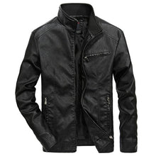 Load image into Gallery viewer, Men Motorcycle Leather Jackets Pu Streetwear