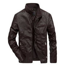 Load image into Gallery viewer, Men Motorcycle Leather Jackets Pu Streetwear